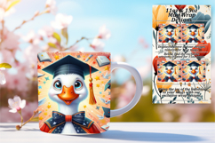 Elegant 15oz Mug Wrap Png Design , Goose Product Image 1