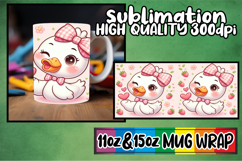 Nostalgic dreams 11oz 15oz mug wrap, Cute Goose Product Image 1