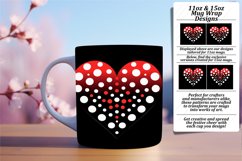 Love-Infused Heart Mug Wrap Product Image 1