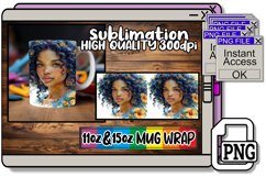 Inspirational Woman Portrait 11oz &amp; 15oz Mug Assortment Product Image 1