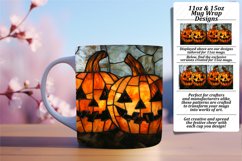 Haunted Stained Glass Mug 11oz 15oz Autumn Wrap Product Image 1