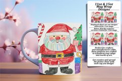 Festive Mug Wrap for Sublimation 11oz 15oz Product Image 1