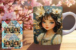 Magical 15oz Mug Wrap Png Design , Fairy Product Image 1