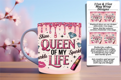 ARTISTIC PNG for 11oz Mug Wrap , Girl Quote Product Image 1