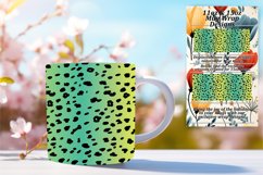 Elegant Glitter Leopard Print Mug Wrap 11oz/15oz Product Image 1