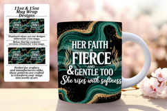 Charming 11oz Mug Wrap Png Template , Religious Product Image 1
