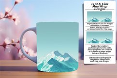 Vibrant Gradient Pattern Mug Wrap for Sublimation 11oz/15oz Product Image 1