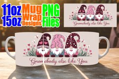 Inspired dreams sublimation mug wrap, Love Gnome Product Image 1