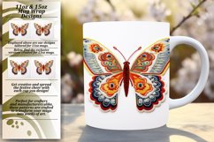 Butterfly Bliss Mug Art Design Product Image 1