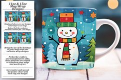 Joyful Christmas Scenes Mug Wraps Product Image 1