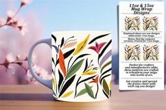 Cheerful Floral Mug Sublimation: Assorted Joy Product Image 1