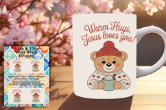 Charming 15oz Mug Wrap Png Artwork , Religious Product Image 1