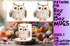 Boho Creatures Mug Sublimation Product Image 1