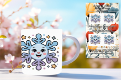 Custom 11oz Mug Wrap Png Design , Cute Christmas Product Image 1