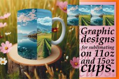 Nature Wonders Mug Wrap Sublimation for 11oz/15oz Product Image 1