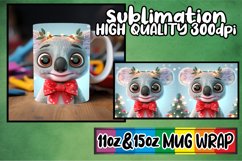 Winter 3D Christmas Mug Wrap for Sublimation Product Image 1