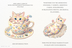 Summer Kitten Lazy Days Clipart Product Image 2