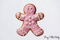 Retro Pink Christmas Sublimation Clipart PNG Product Image 1