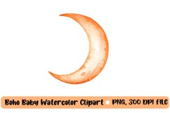 Boho baby watercolor clipart, nursery animal clipart Product Image 1