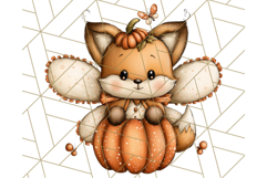 Halloween Fairy Animal Clipart PNG, Cute Spooky Creatures Product Image 2