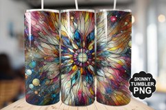 Stained On Stained Glass Tumbler Warp - Tumbler Design Product Image 1