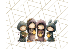 Enchanted Garden Healers Clipart PNG, Animal Plant Png Product Image 2