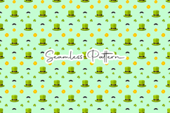 St. Patrick's Day Seamless Patterns JPG - Leprechaun &amp; Clove Product Image 6