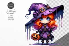 Halloween clipart, Witch clipart, Autumn clipart Product Image 1