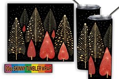 Holiday Tree Art Tumbler Sublimation Product Image 1