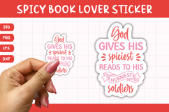 Printable Spicy Book Lover Sticker | Spiciest Reads Product Image 1