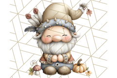 Fall Gnome Clipart PNG Cute Thanksgiving Gnomes Product Image 2