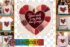 Elegant PNG TSHIRT Gift Ideas, Heart Quote Product Image 1