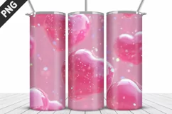 Valentines Love Skinny Tumbler PNG Wrap| Valentines Tumbler Product Image 3