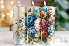 Flowers Tumbler Wrap | Sublimation | Tumblers Product Image 1
