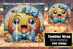 RICH 20oz Tumbler Template for DIY Projects , Cute Pumpkin Product Image 1