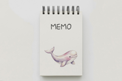Cute Beluga Whale White Ocean Marine Mammal PNG Summer Product Image 5