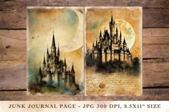 Printable Junk Journal Pages castle 35 Product Image 1