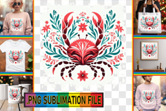 Fun TOTE BAG Gift Ideas, Flower Animals Product Image 1