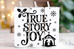 True Story Joy Svg | Christmas Svg | Svg Cut Files Product Image 1