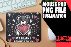 VIBRANT desk MAT PNG Inspiration, Valentines Day Product Image 1