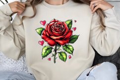 Retro Valentine Clipart PNG Product Image 1