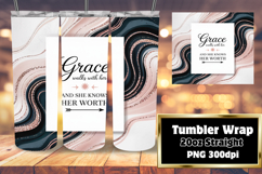 GIFT-WORTHY 20oz Tumbler Template , Religious Product Image 1
