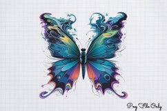 Smoke Butterflies Clipart PNG Product Image 1