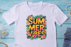 Color Splash Summer Vibes PNG for T-Shirts Product Image 3