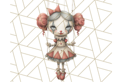 Creepy Dolls Clipart PNG Haunted Toy Characters Product Image 2