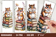 Cute Chipmunk Bookmark Sublimation Product Image 1