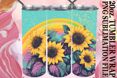 Cozy Nights 20oz tumbler wrap, Rainbow Product Image 1
