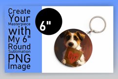 Sweet Dog Sublimation Keychain Collection Product Image 1