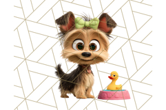 Pet Shop Clipart, Cute Big Eyed Animals, Kawaii Pets PNG Product Image 2