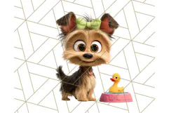 Pet Shop Clipart, Cute Big Eyed Animals, Kawaii Pets PNG Product Image 2